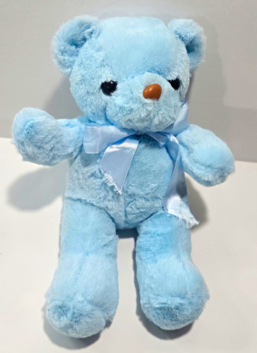 Light blue teddy - light, plush