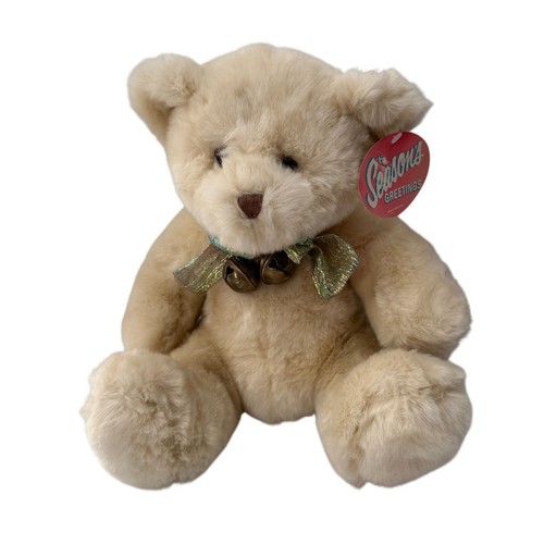 Seasons greetings teddy bear - greetings,