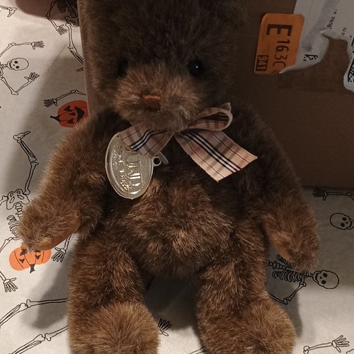 Brown plush teddy bear stuffed - brown,