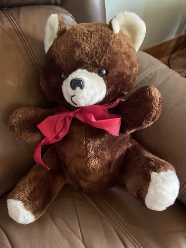 Vintage brown teddy bear plush - teddy,