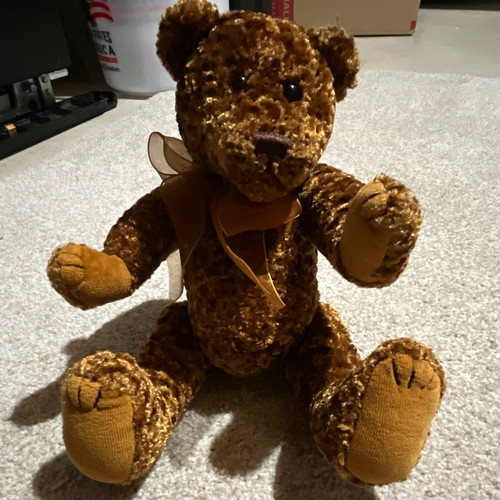 Brown plush teddy bear - teddy,