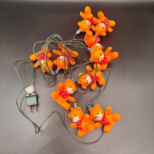 Vintage lights teddy bear - lights,