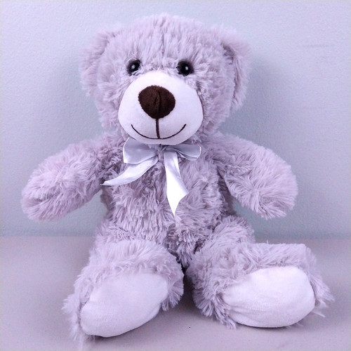 Gray teddy bear - teddy,