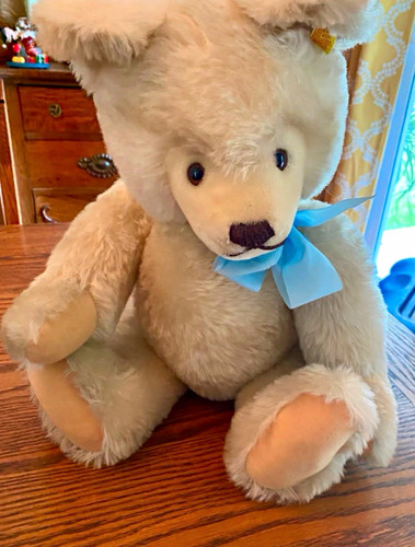 Steiff vintage 1960 teddy bear - teddy,