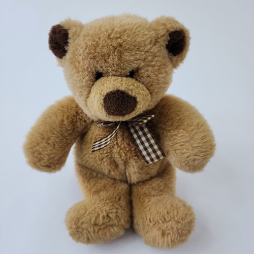 Classic tan plush teddy - plush, bear