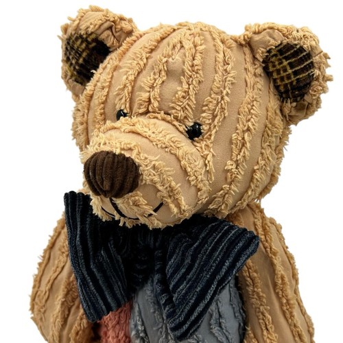Patchwork teddy bear plush - patchwork, in