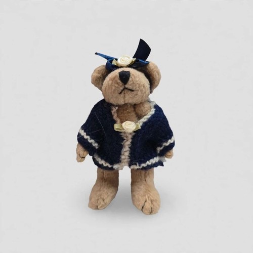 Small tan plush teddy bear - tan,