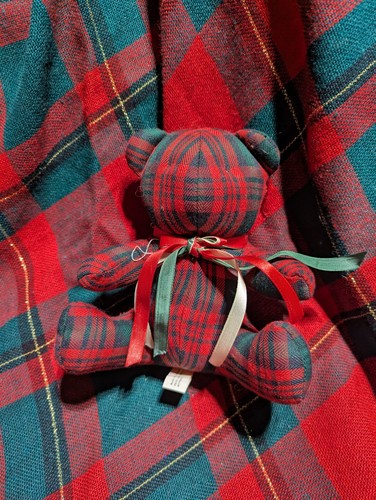 Tartan plaid stuffed - tartan, teddy