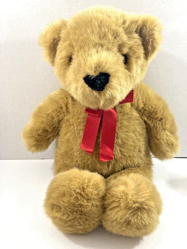 Aurora huggy teddy bear - teddy, w/red