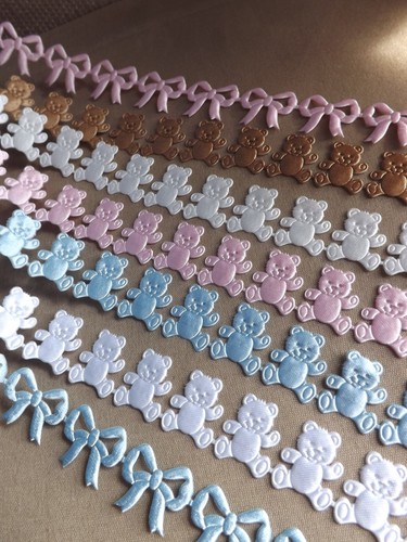 Teddy bear trim ribbon craft - ,