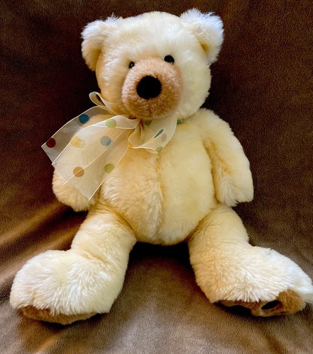 Yellow classic teddy bear - ty,