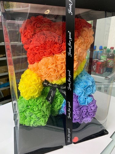 Artificial rose flower teddy - artificial,