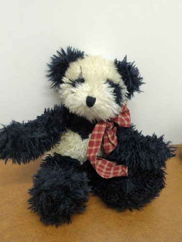 Handmade black white panda - black, &