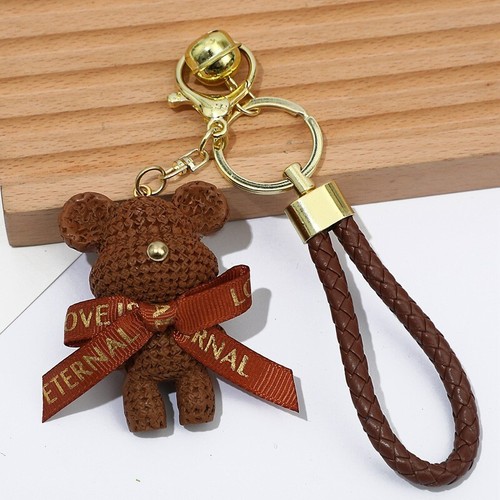 Brown bow bell teddy - bow, bear