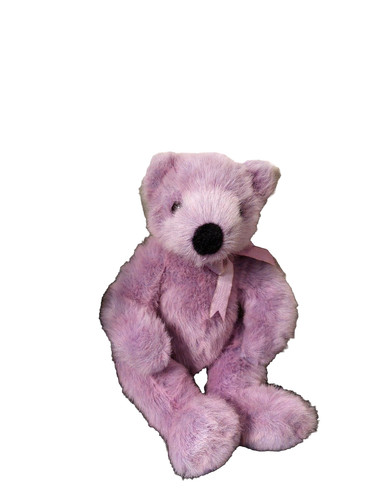 Teddy bear plush - teddy, lavender