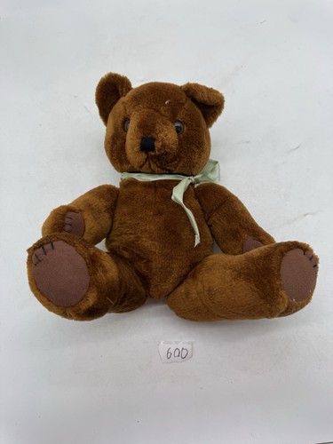 Brown plush teddy - plush, stuffed