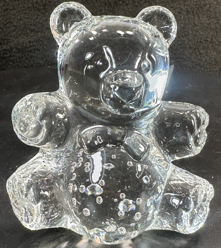 Crystal teddy bear bow tie - teddy,