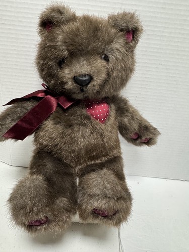 Dakin brown teddy - dakin, heart