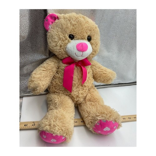 Inch teddy bear with pink - 21-inch,