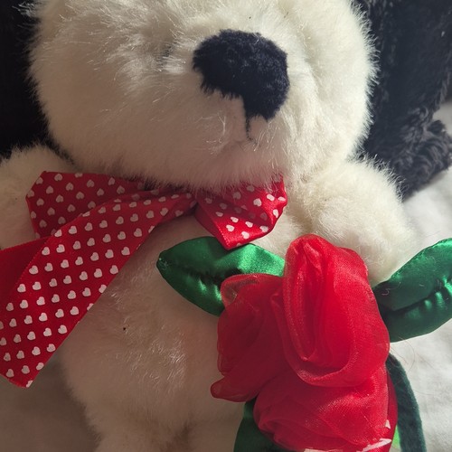 Play white plush teddy - play,